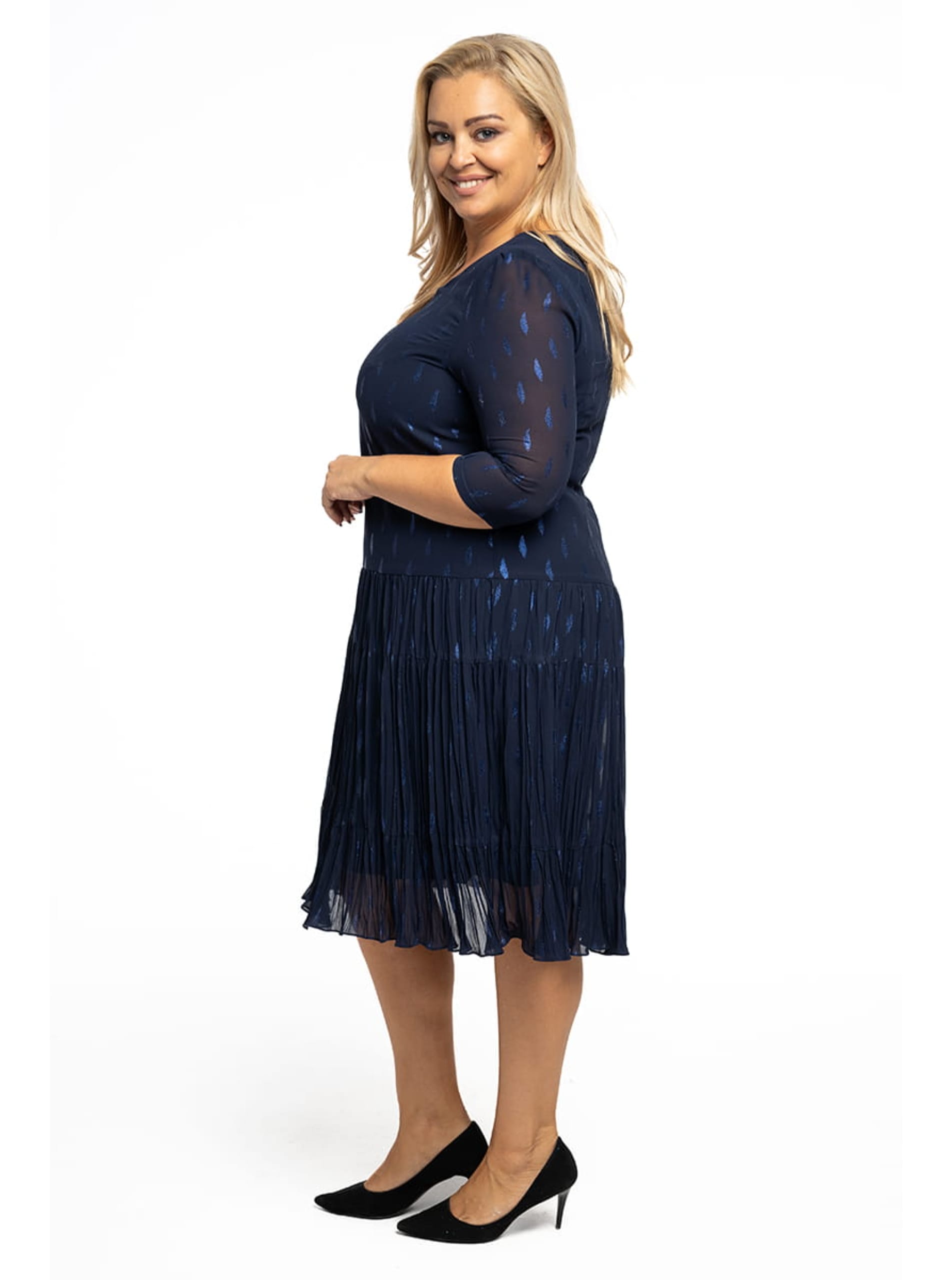 Plus size šifona kleita, Wera - Image 2