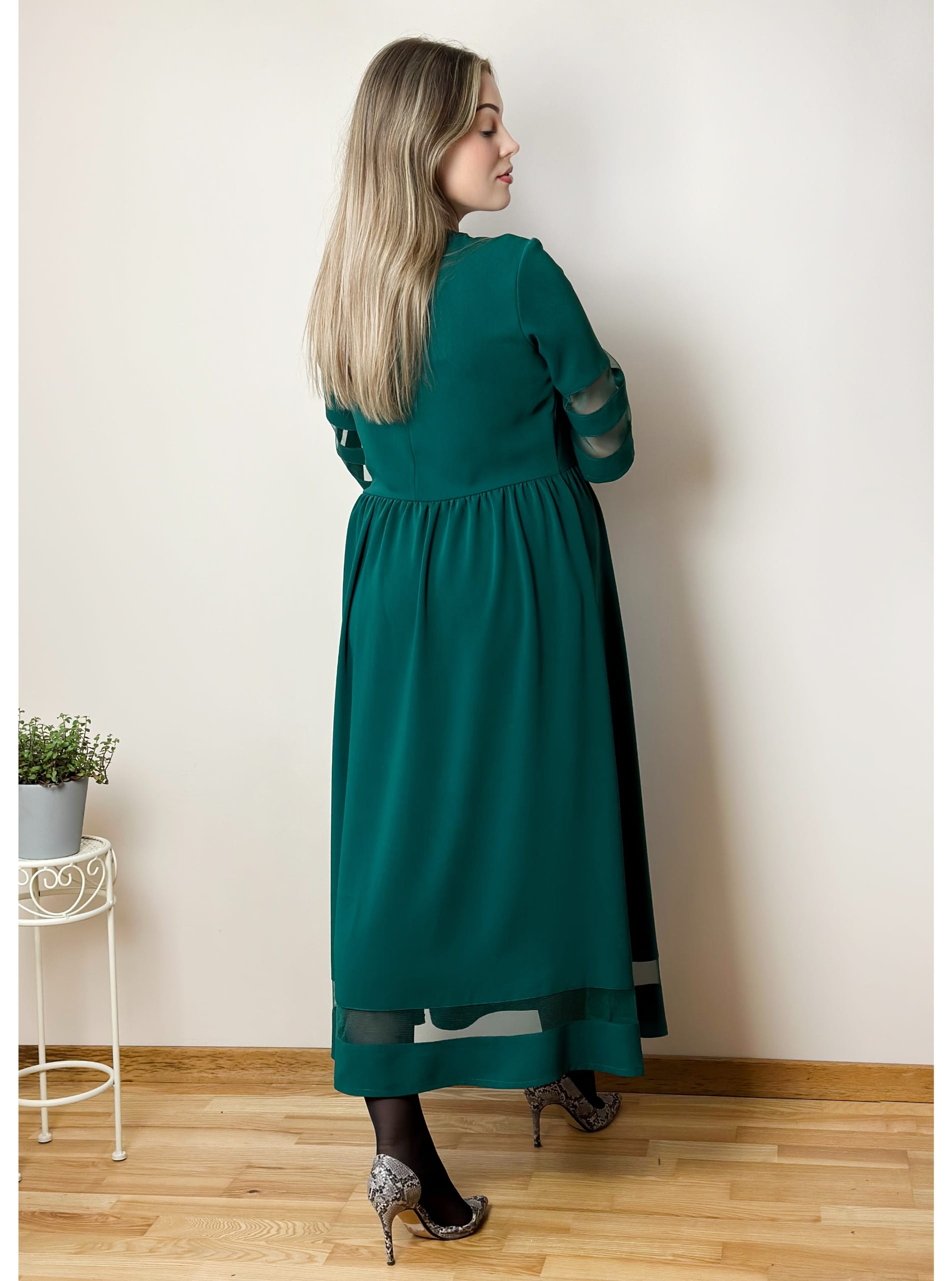 Viskozes kleita ar kabatām - Image 3