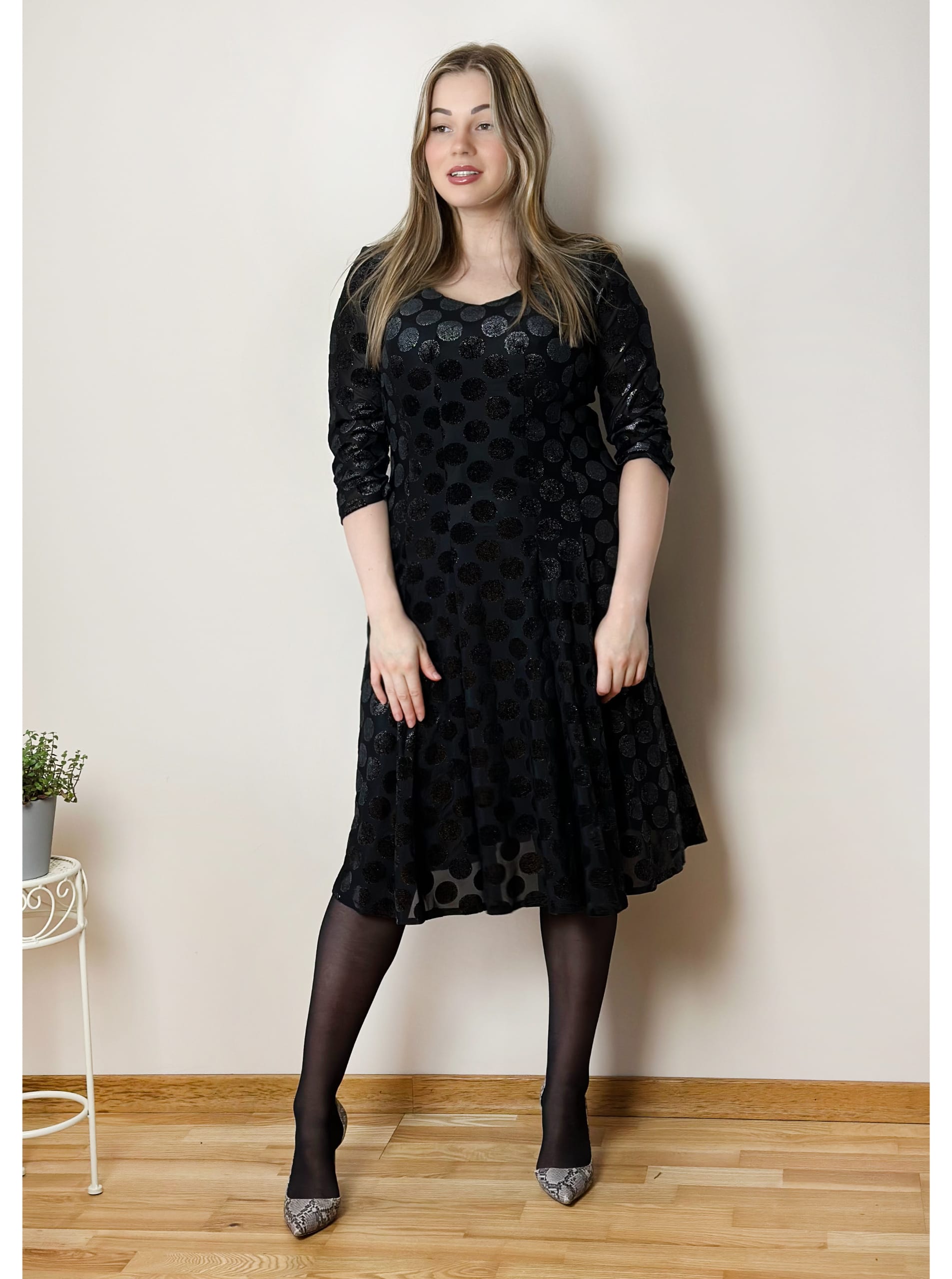 Pieguloša šifona kleita, Natalia - Image 2