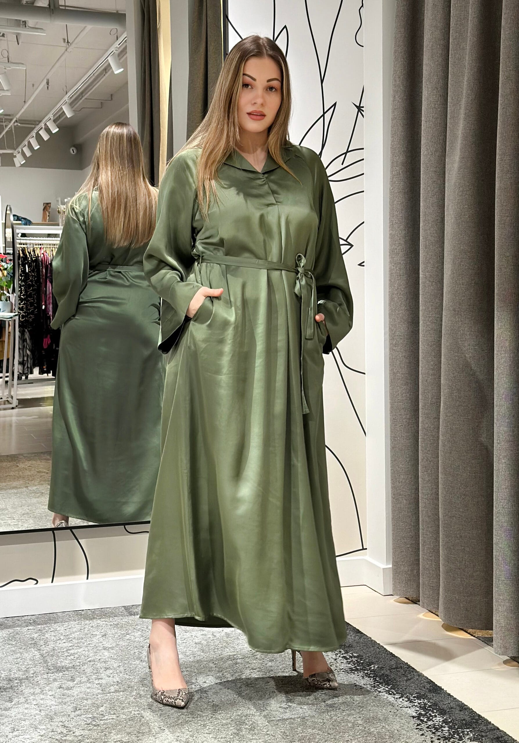 Viskozes maxi kleita, Clothe
