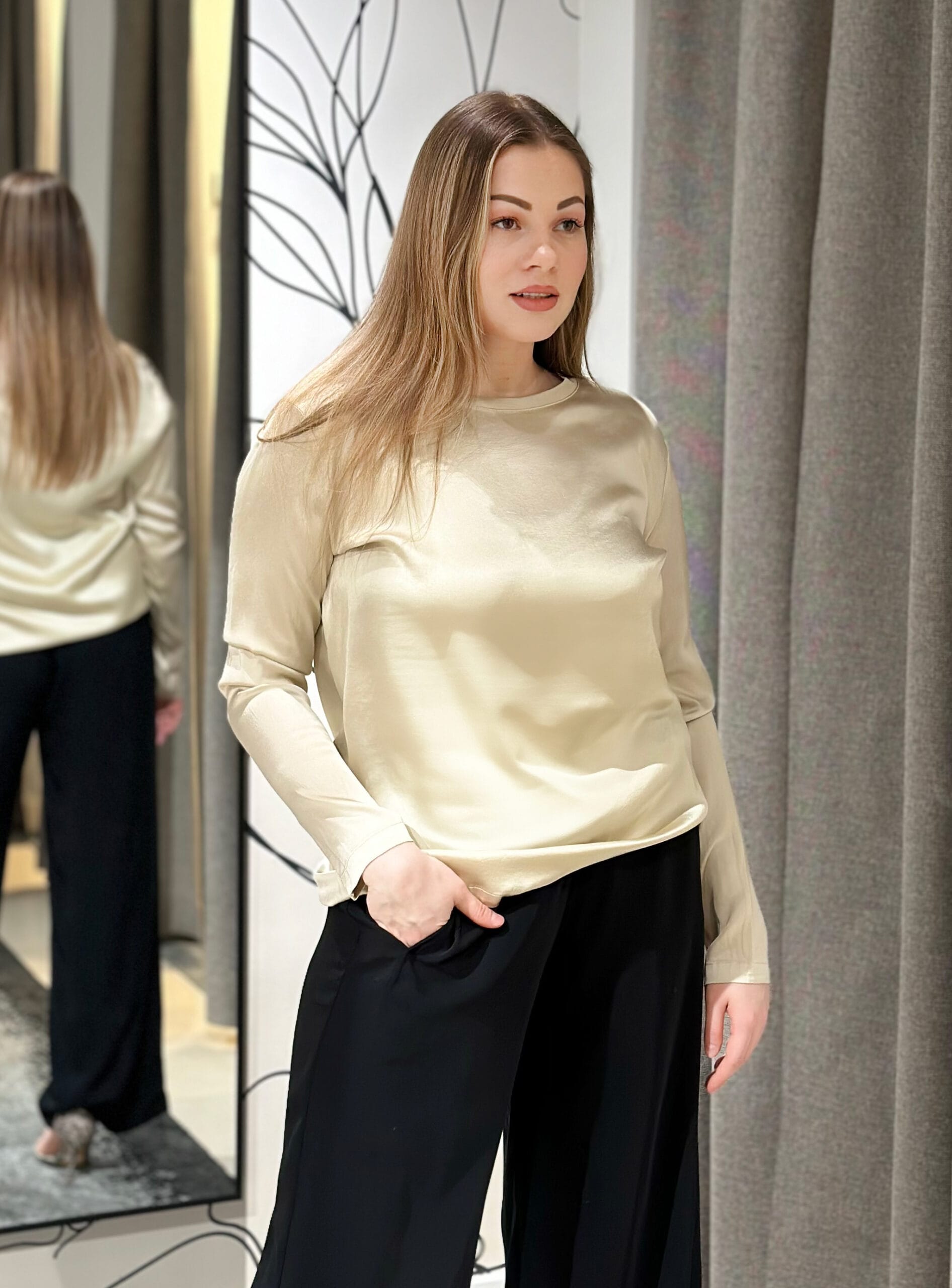 Viskozes tops, balts, Vicolo