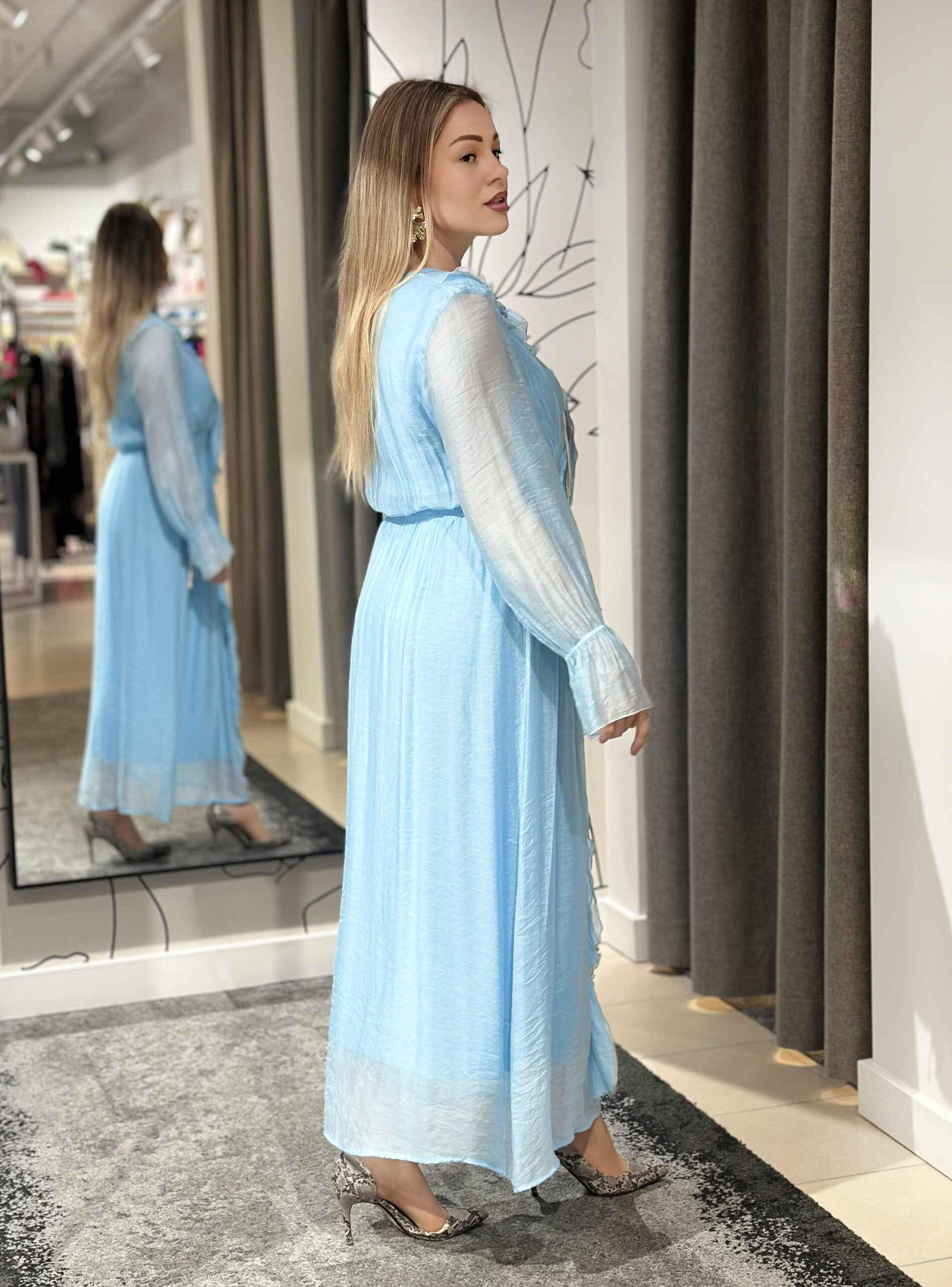 Maxi viskozes kleita - Image 3