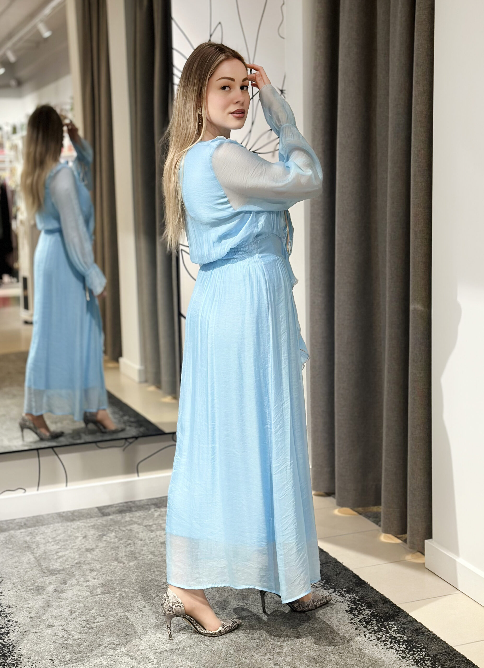 Maxi viskozes kleita - Image 2