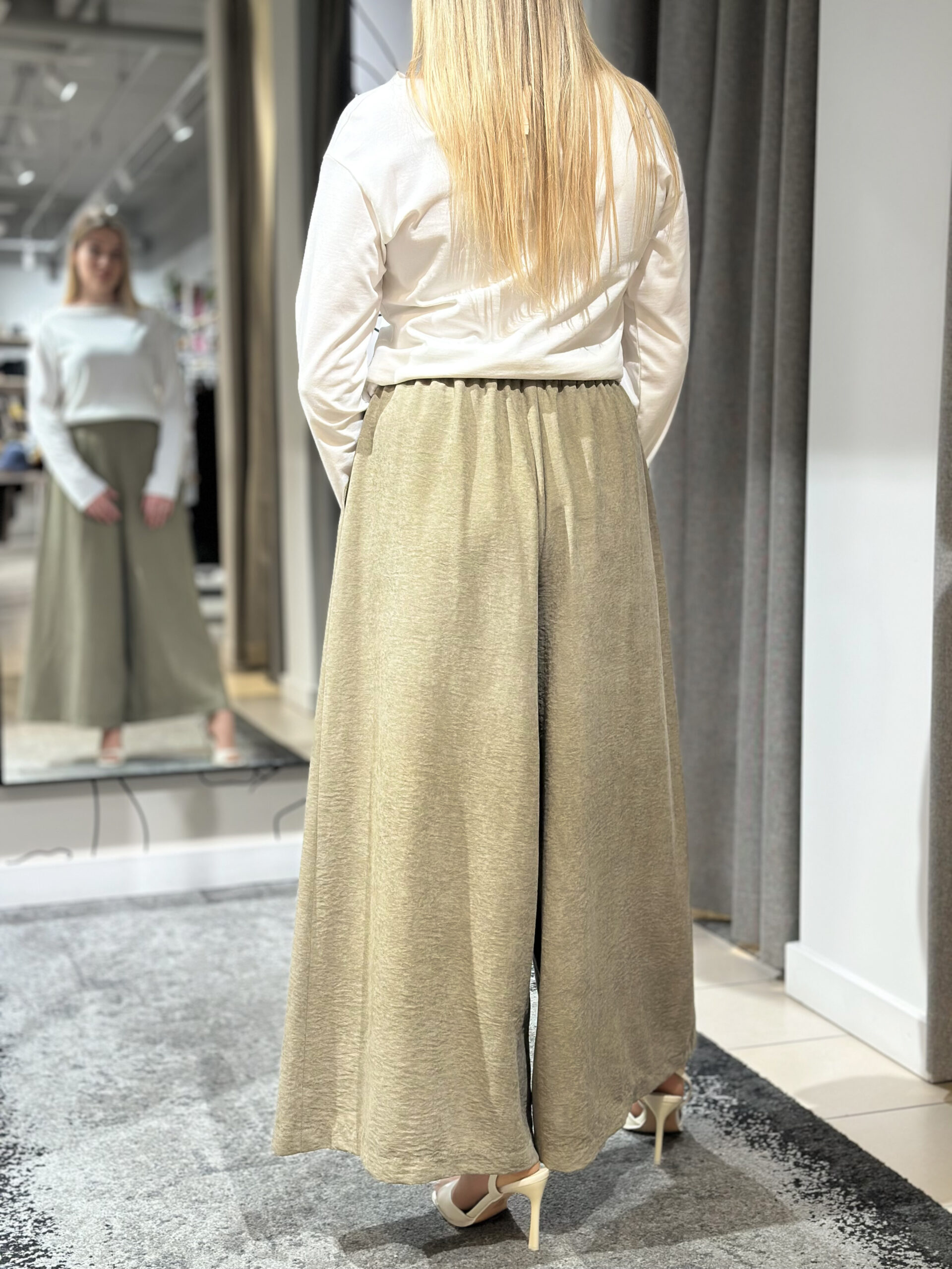 Bikšu svārki, zaļi, L562 - Image 4