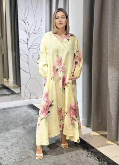 Lina kleita ar kabatām